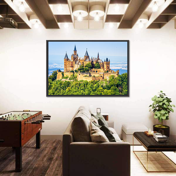 Hohenzollern Castle Canvas Wall Art