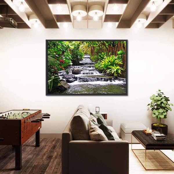 Tabacon Hot Springs In Costa Rica Canvas Wall Art