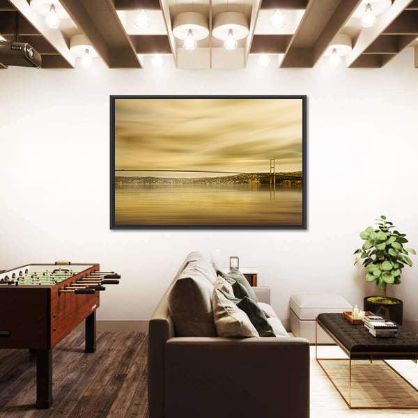 Bosphorus Bridge In Istanbul Canvas Wall Art