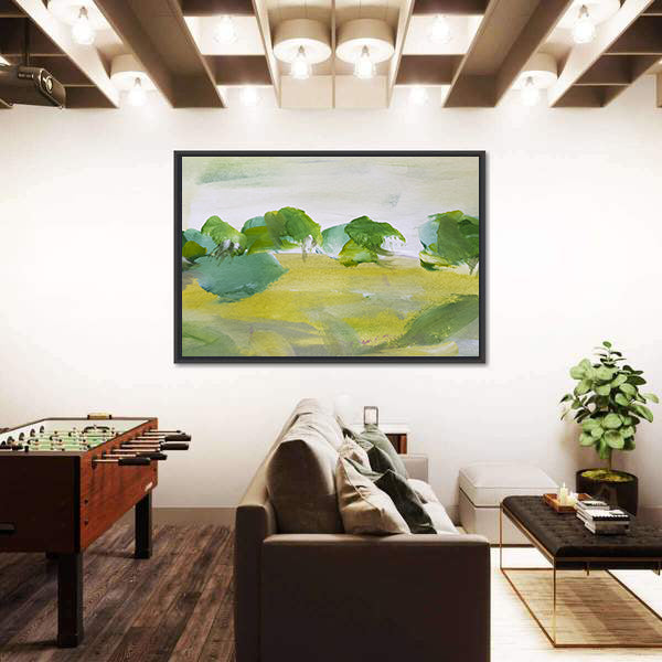 Summer Oil Painting Artwork Canvas Wall Art