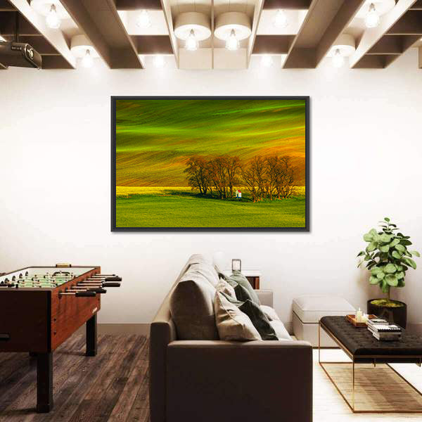 Rolling Hills In South Moravia Czech Republic Canvas Wall Art