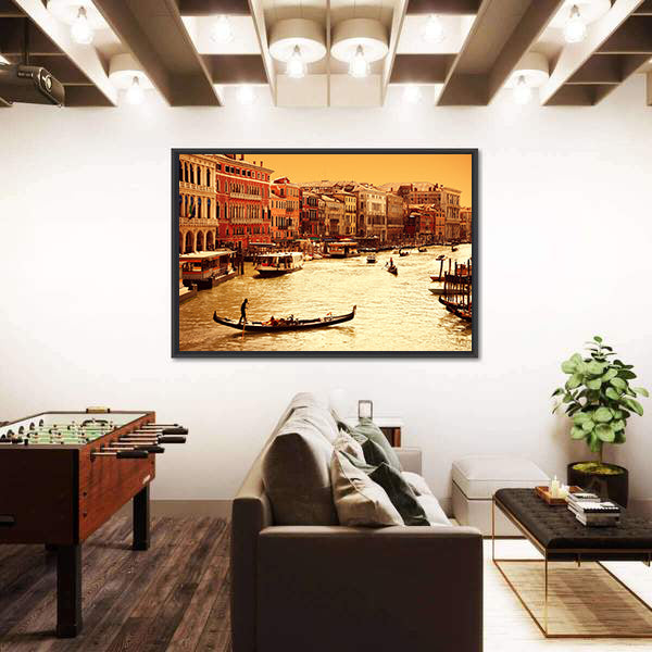 Canal Grande in Venice Canvas Wall Art