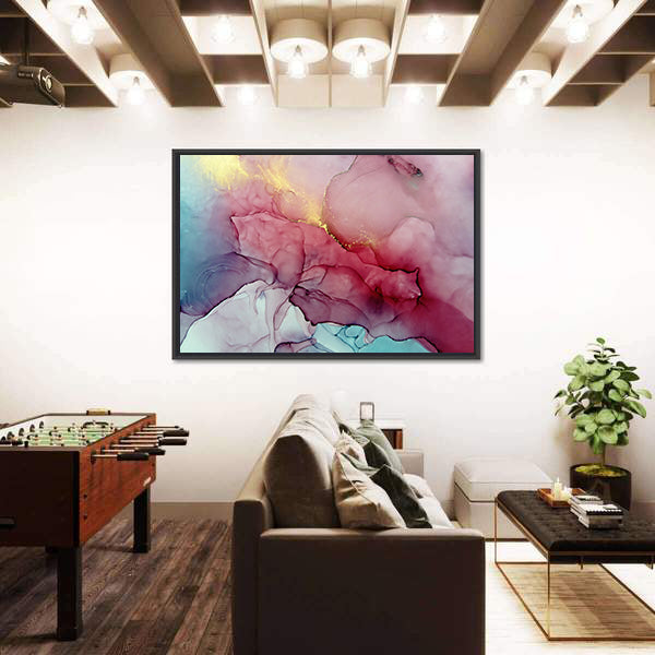 Splash Of Fluid Artwork Canvas Wall Art