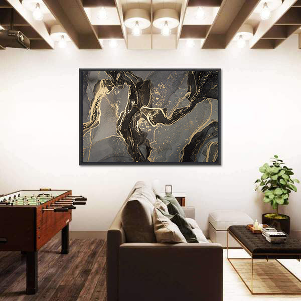 Luxury Fluid Abstract Canvas Wall Art