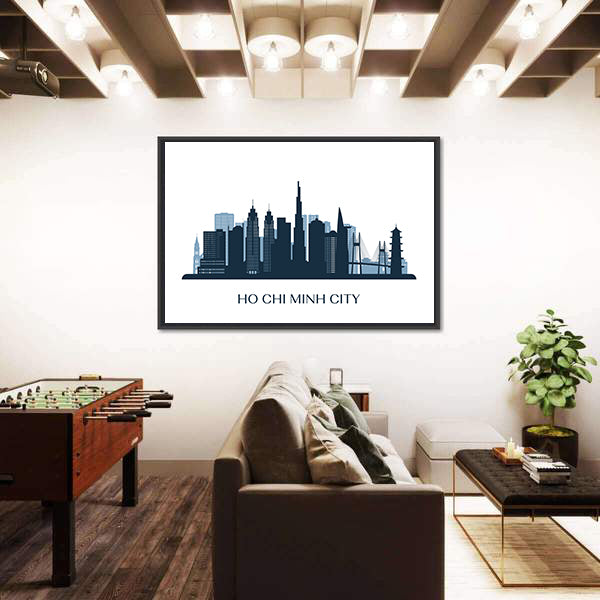 Ho Chi Minh City Skyline Canvas Wall Art