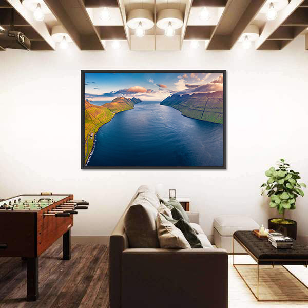 Kalsoy Island In Denmark Canvas Wall Art