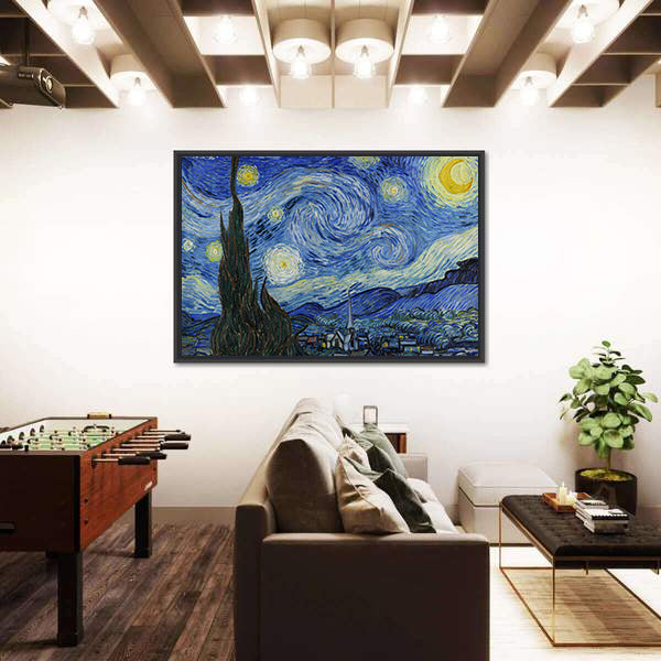 Vincent Van Gogh Starry Night 1889 Canvas Wall Art