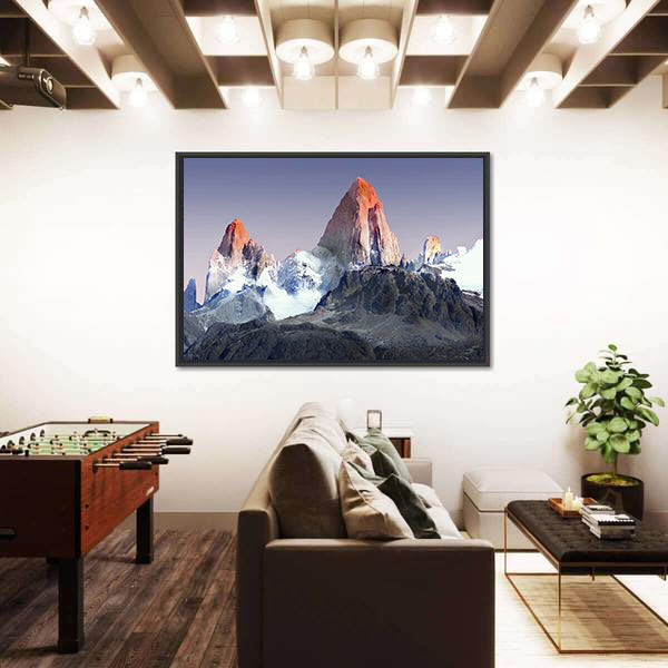 Mount Fitz Roy In Patagonia Canvas Wall Art
