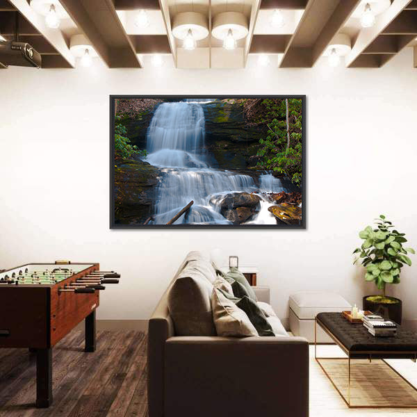 Desoto Falls, Georgia Canvas Wall Art