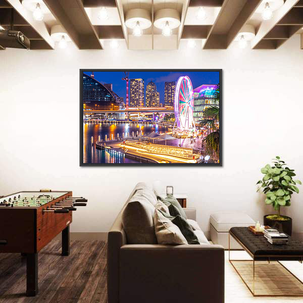 Sydney Harbour Skyline Canvas Wall Art