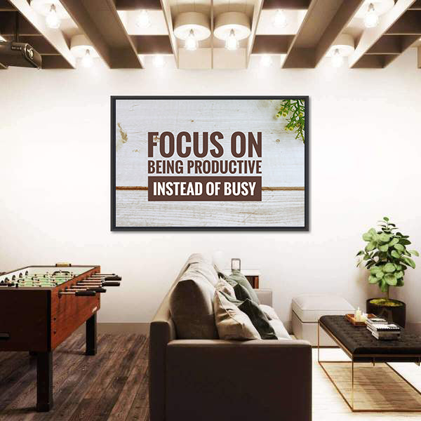 Quote For Creativity Canvas Wall Art