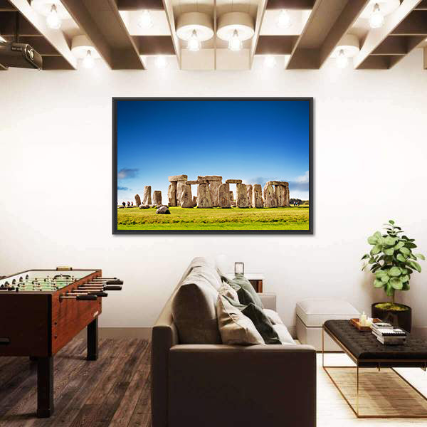 Stonehenge Stone Circle in England Canvas Wall Art