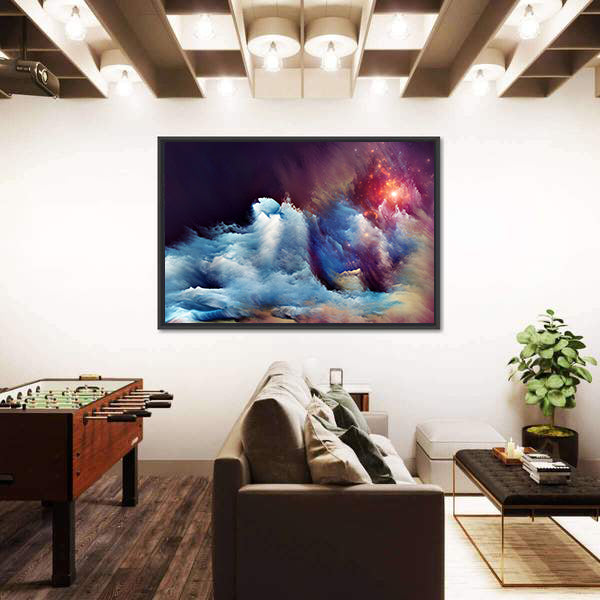 Energy of Dreams Nebula Canvas Wall Art