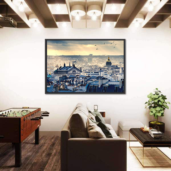 Paris Cityscape Canvas Wall Art