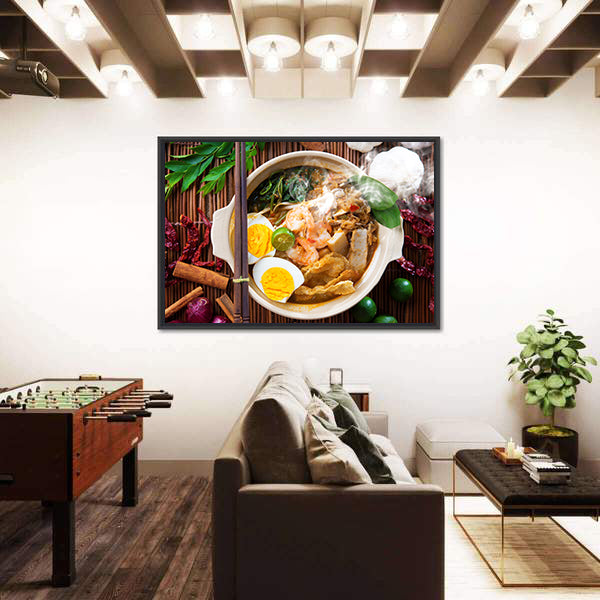 Popular Malaysian Food Canvas Wall Art