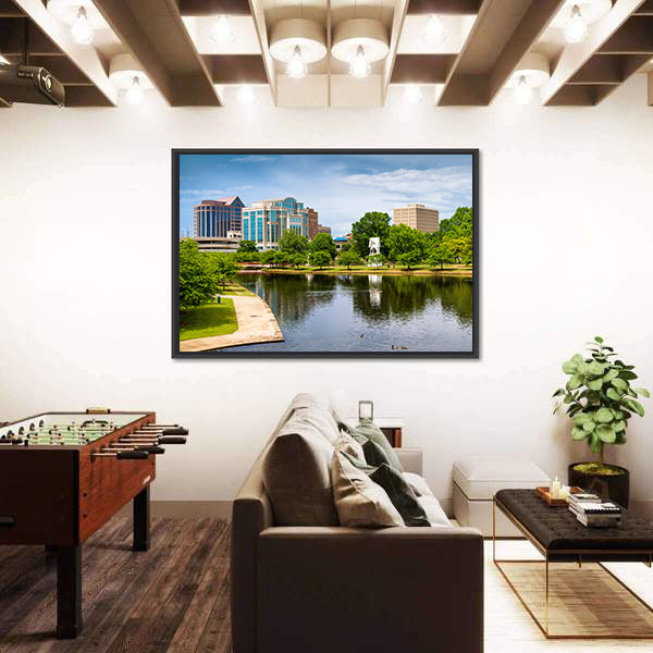 Downtown Huntsville Skyline Canvas Wall Art