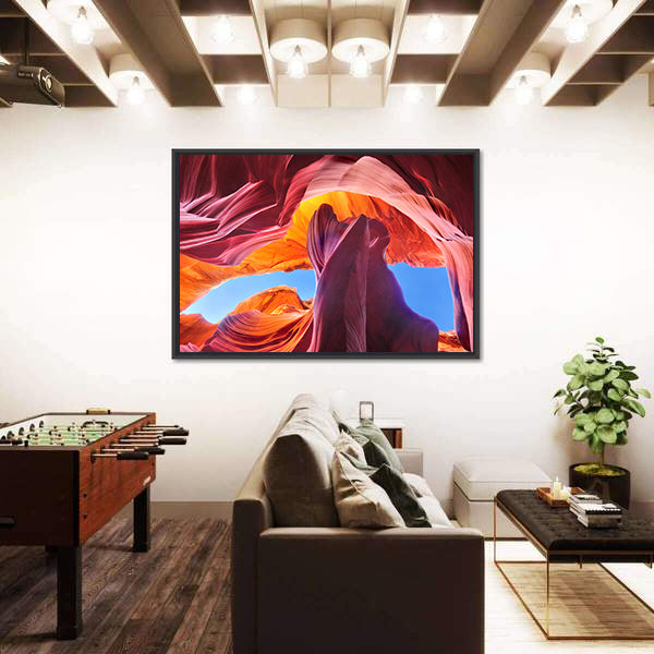 Antelope Canyon In Navajo Reservation Arizona Canvas Wall Art
