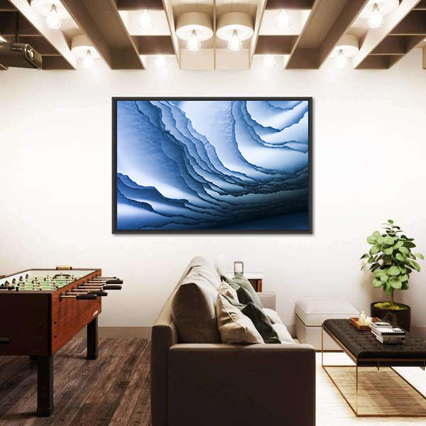 Deep Sea Wave Composition Canvas Wall Art