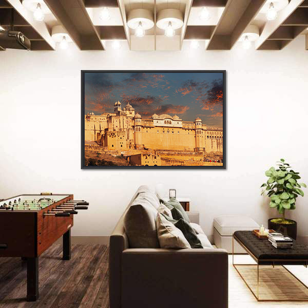 Amber Fort in Jaipur, India Canvas Wall Art
