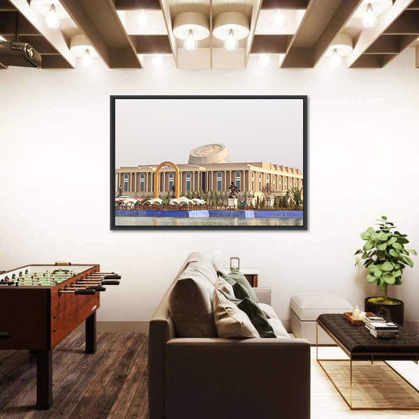 National Museum In Tajikistan Canvas Wall Art