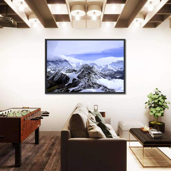 Himalayan Snow-capped Peaks Canvas Wall Art