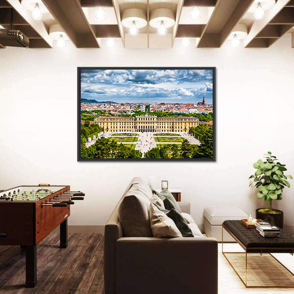 Schonbrunn Palace Parterre Garden, Vienna Canvas Wall Art