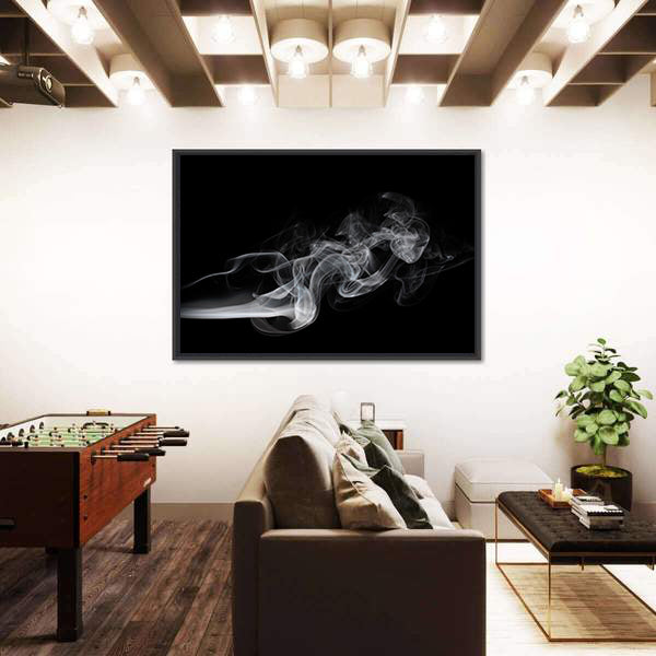 Puff Of Smoke Canvas Wall Art