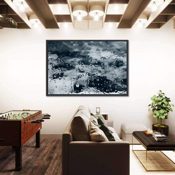 Ocean Spray on Boat Window Canvas Wall Art