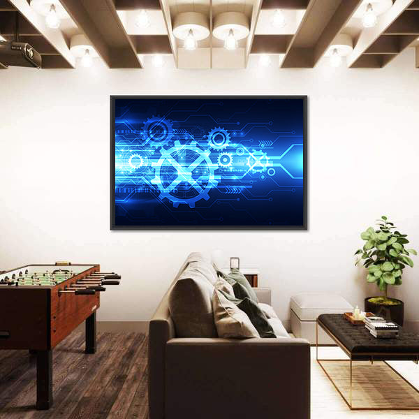 Engineering Future Technology Canvas Wall Art