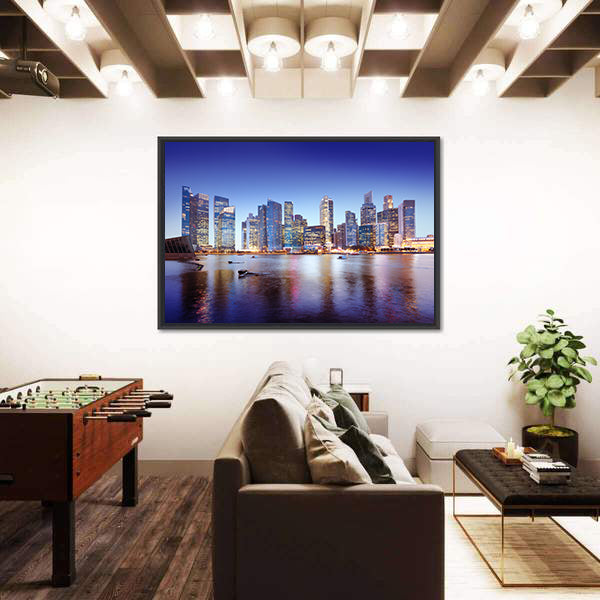 Singapore Cityscape Canvas Wall Art