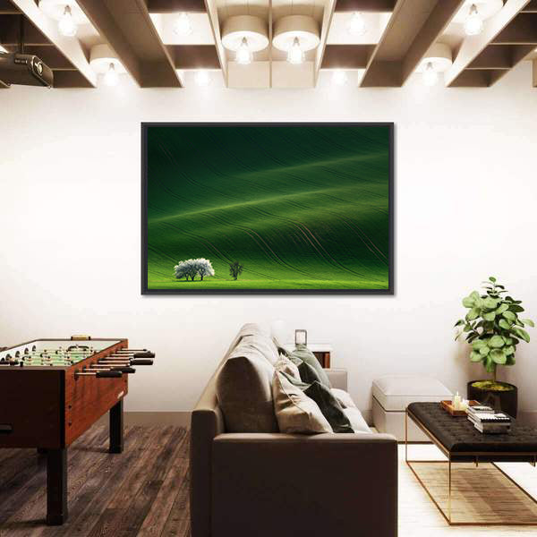 Moravian Green Rolling In Czech Republic Canvas Wall Art