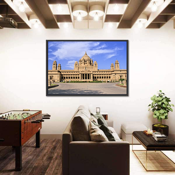 Umaid Bhawan Palace, Jodhpur Canvas Wall Art