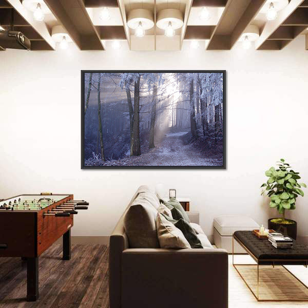 Mystic Forest Track Canvas Wall Art