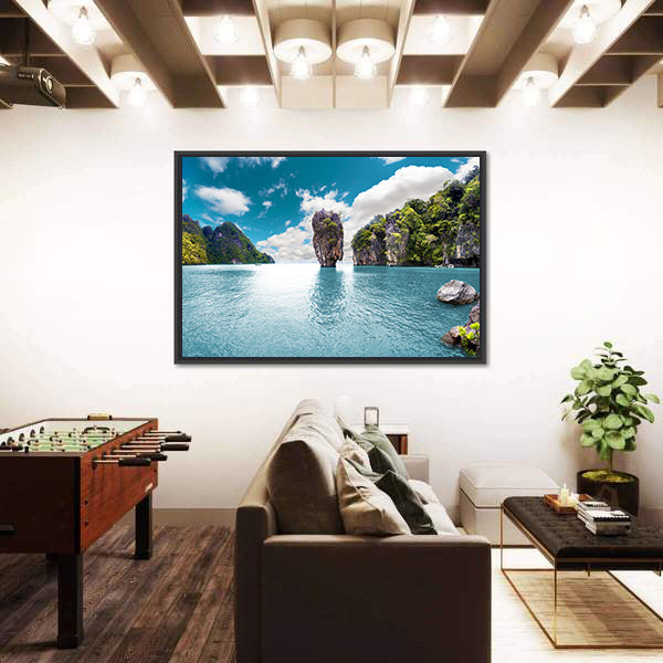 Thailand Sea And Phuket Island Canvas Wall Art
