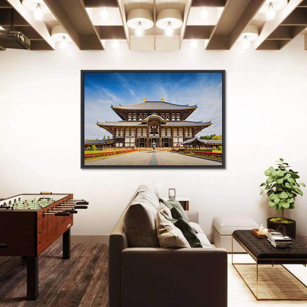 Todaiji Great Buddha Hall, Nara Canvas Wall Art
