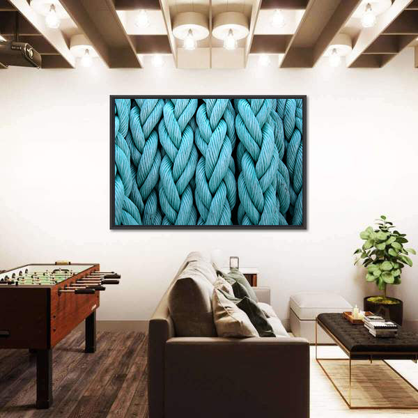 Rope On A Boat Canvas Wall Art