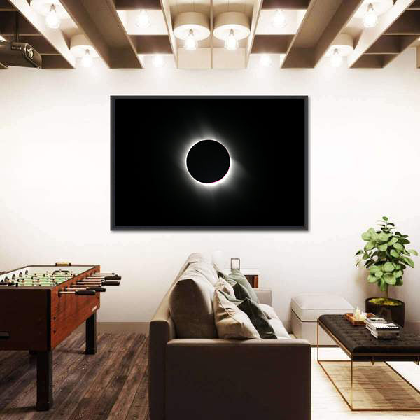 Total Solar Eclipse In Cappadocia Turkey Canvas Wall Art