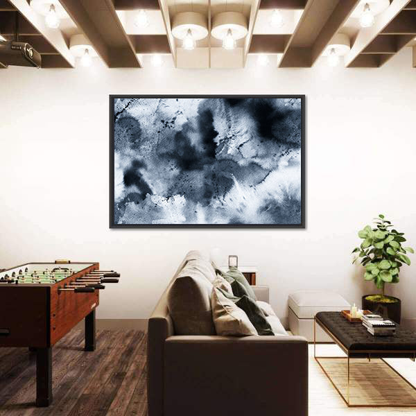 Seamless Ink Wash Abstract Canvas Wall Art