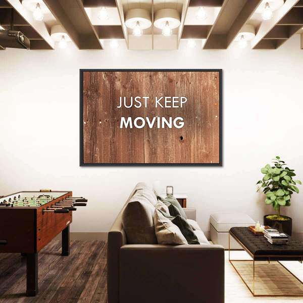 Better Workout Quote on Weathered Wood Canvas Wall Art