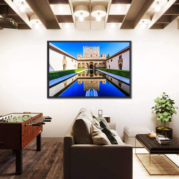 The Nasrid Palaces Palacios Nazaríes In Spain Canvas Wall Art