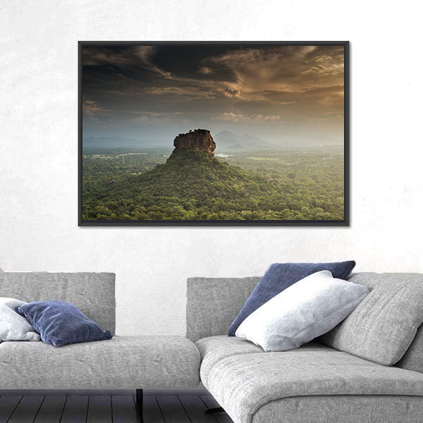 Sigiriya Lion Rock Fortress Canvas Wall Art