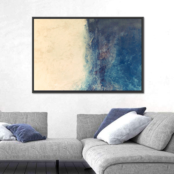Sea And Beach Abstract Canvas Wall Art