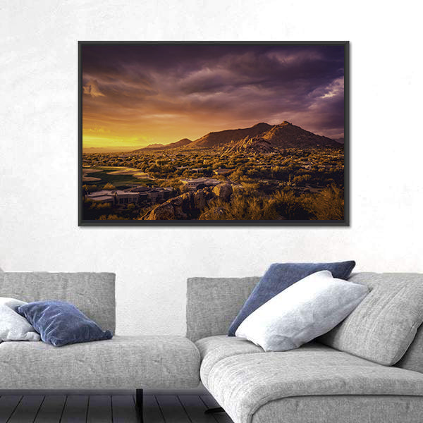 Scottsdale Arizona Desert Canvas Wall Art