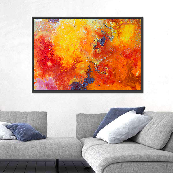 Bright Artistic Texture Canvas Wall Art