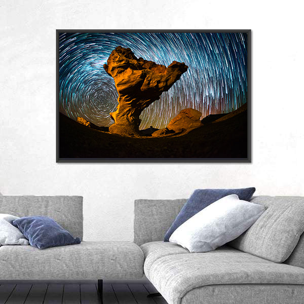 Arbol de Piedra Stone In Bolivia Canvas Wall Art