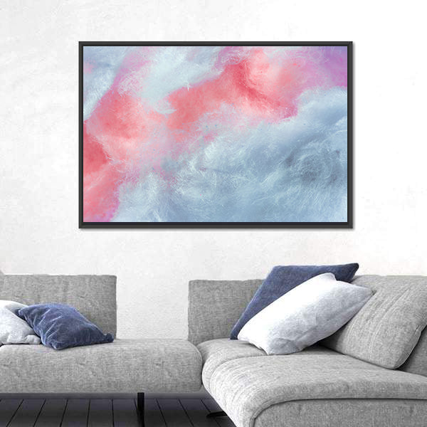 Cotton Candy Artwork Canvas Wall Art