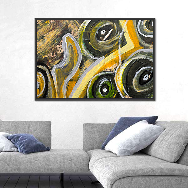 Brush Strokes Texture Canvas Wall Art