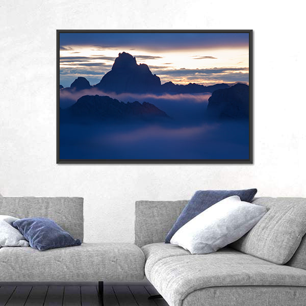 Dolomites Alps In Italy Canvas Wall Art