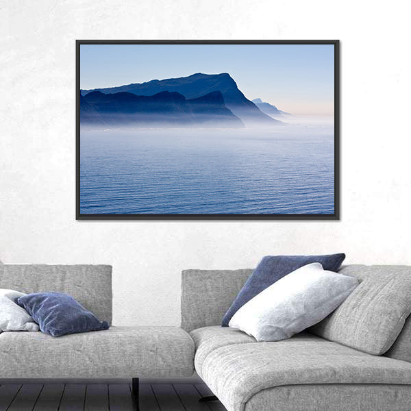South African Coastline Near Cape Town Canvas Wall Art