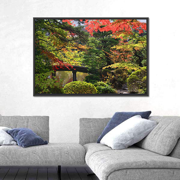 Rinoji Temple Garden Canvas Wall Art